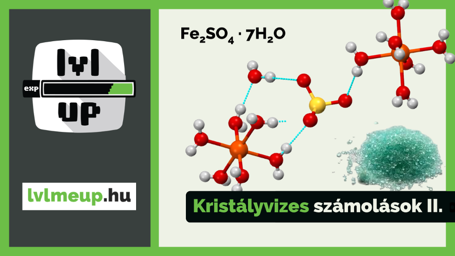 Kristályvizet tartalmazó sók